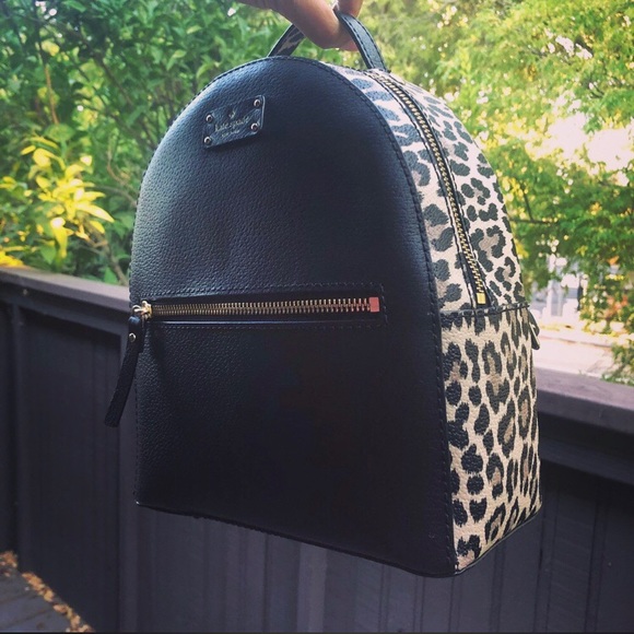 SOLD Kate Spade Leopard Mini Backpack 🌹 - Picture 5 of 6